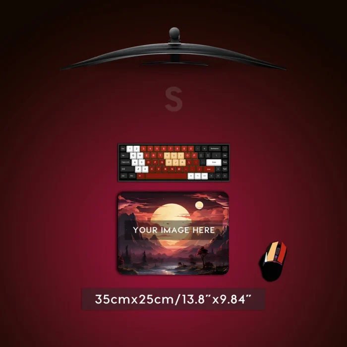 S Custom Print Mousepad