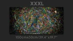 A man in the sea of guns extended gaming mouse pad