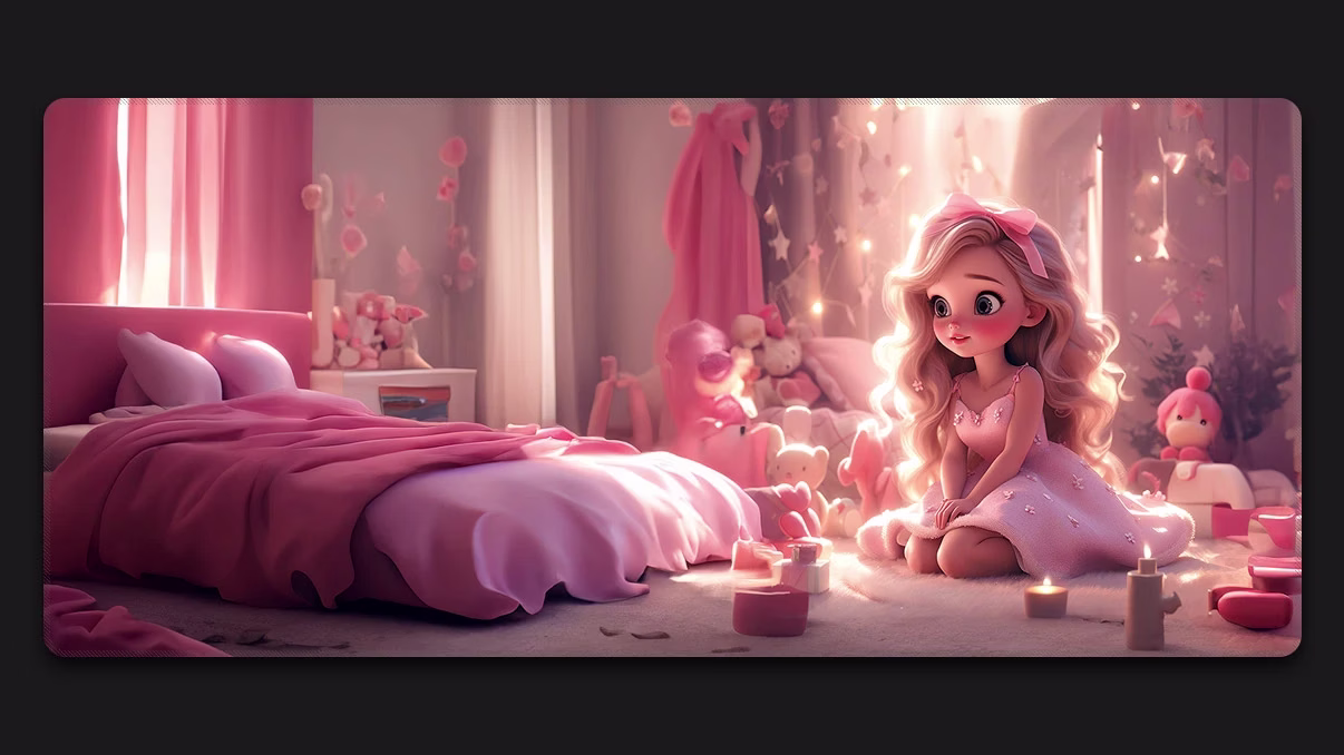 Barbie room best mousepad pink