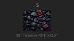 Black rocks mouse mat