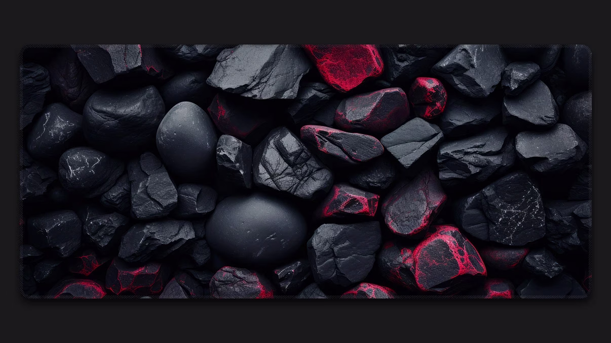 Black rocks mouse pads