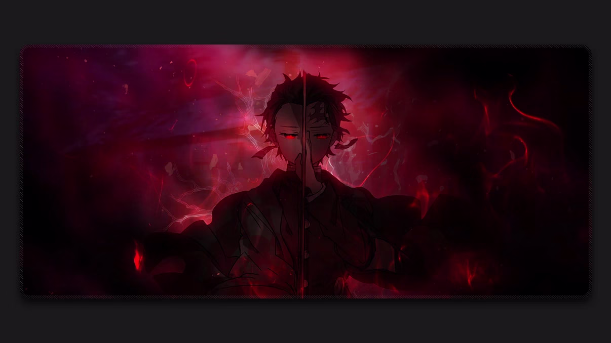 demon slayer desk mat