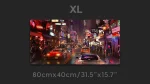 Futuristic city at night xl mouse pad gaming
