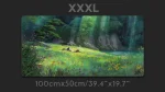 Girl sleep on grass giant mousepad