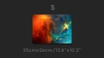 Nebula space rgb desk mat