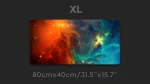 Nebula space extra large mouse pad
