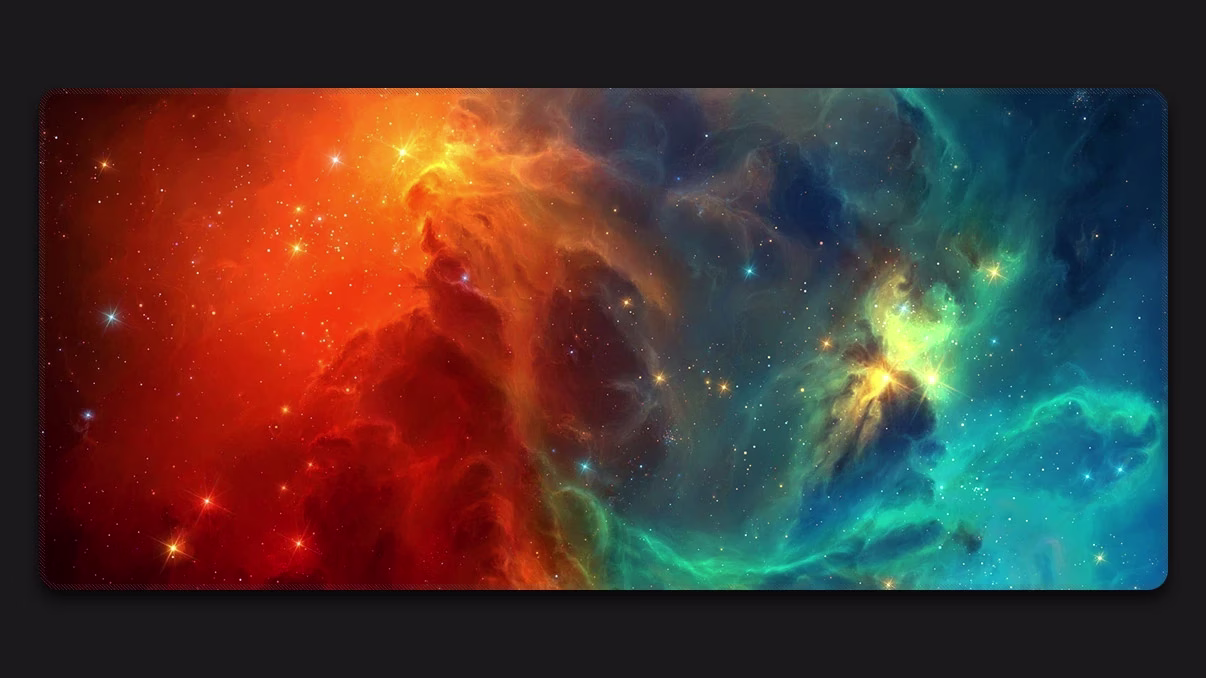 Nebula space mousepad xxl