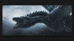 Night king on dragon bad dragon mousepad