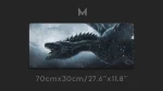 Night king on dragon pad mouse pad