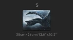 Night king on dragon mousepad size
