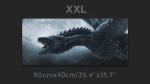 Night king on dragon xxl desk pad