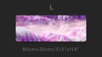 Pink aesthetic large custom mouse pads