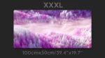 Pink aesthetic mouse pad full desk