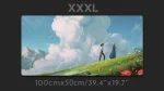Two womens stand on grass xxxl mouse pad