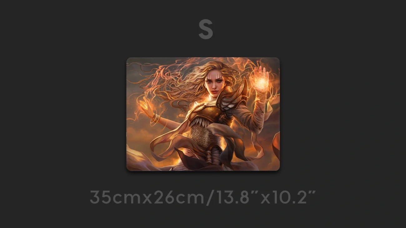 Serra The Benevolent small mousepad