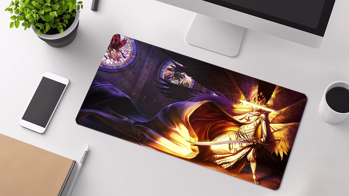full mouse pad gaming desk