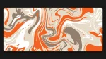 desk mat orange
