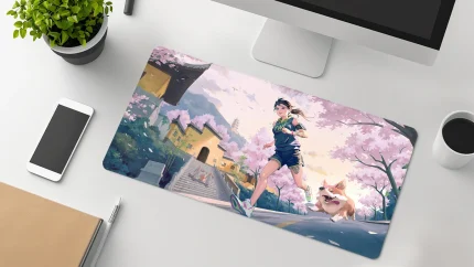 anime full desk mouse pad