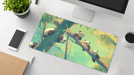 baby pandas mousepad notepad