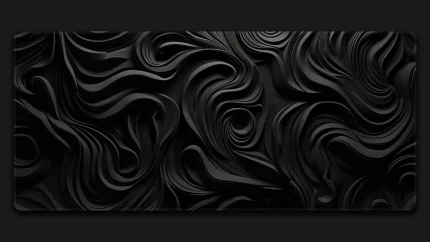 desk pad black