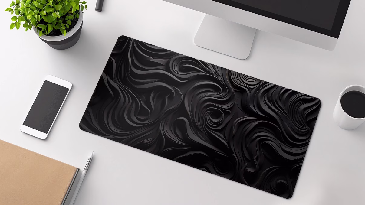black desk pad