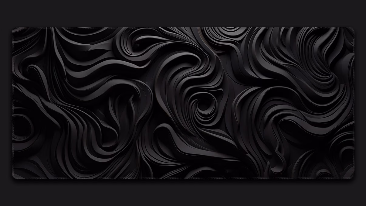 desk pad black