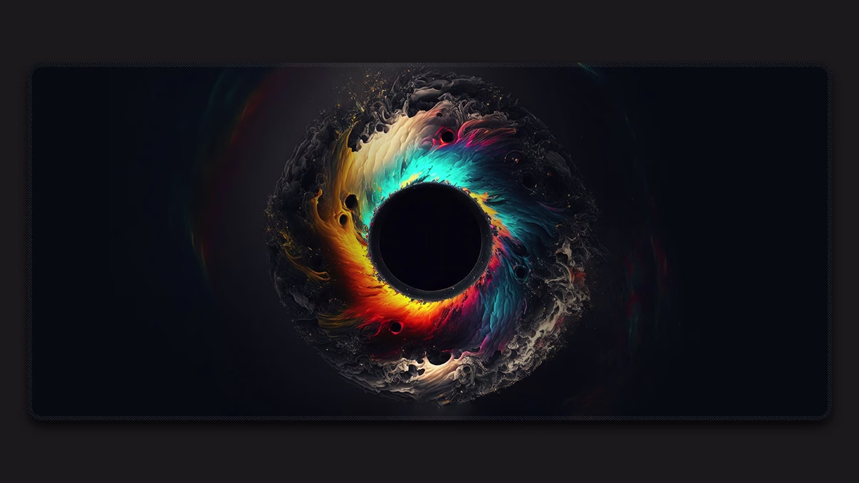 colorful eye cool mousepad