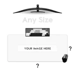custom mousepad & deskmat size