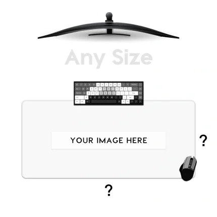 custom mousepad & deskmat size