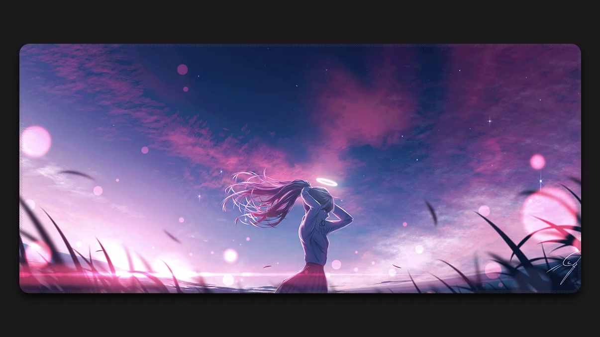 dream girly anime deskmat