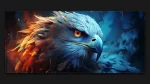 eagle art bird animal custom mousepad