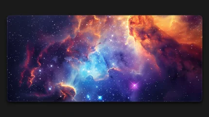 galaxy cosmic large mouse mat