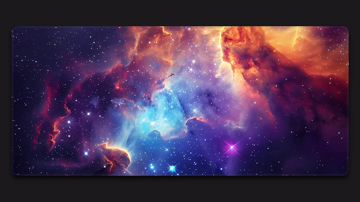 galaxy cosmic large mouse mat