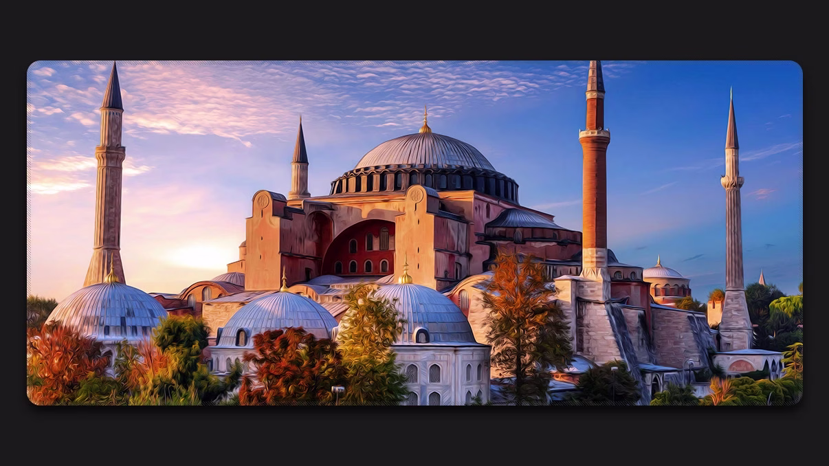 hagia sophia gaming mousepad xxl