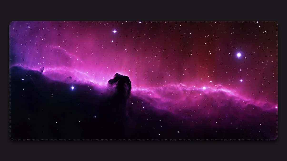 horsehead nebula computer mouse mat