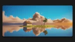 island sunny day mousemats
