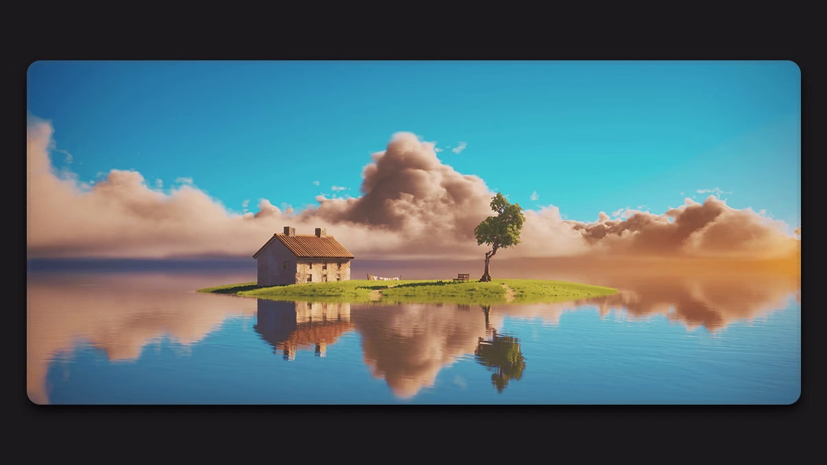 island sunny day mousemats