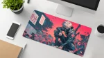 cyberpunk desk pad