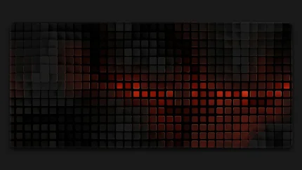mosaic dark black mousepad