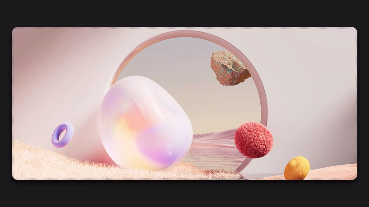 pastel digital art custom deskmats