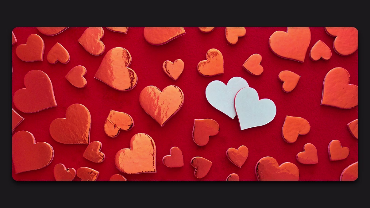 red hearts best deskmats