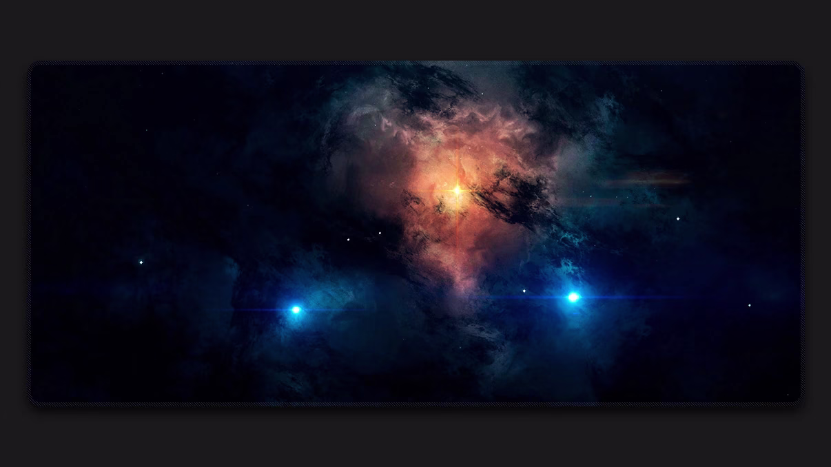 stars galaxy astronomy cosmos blue desk mat mousepad