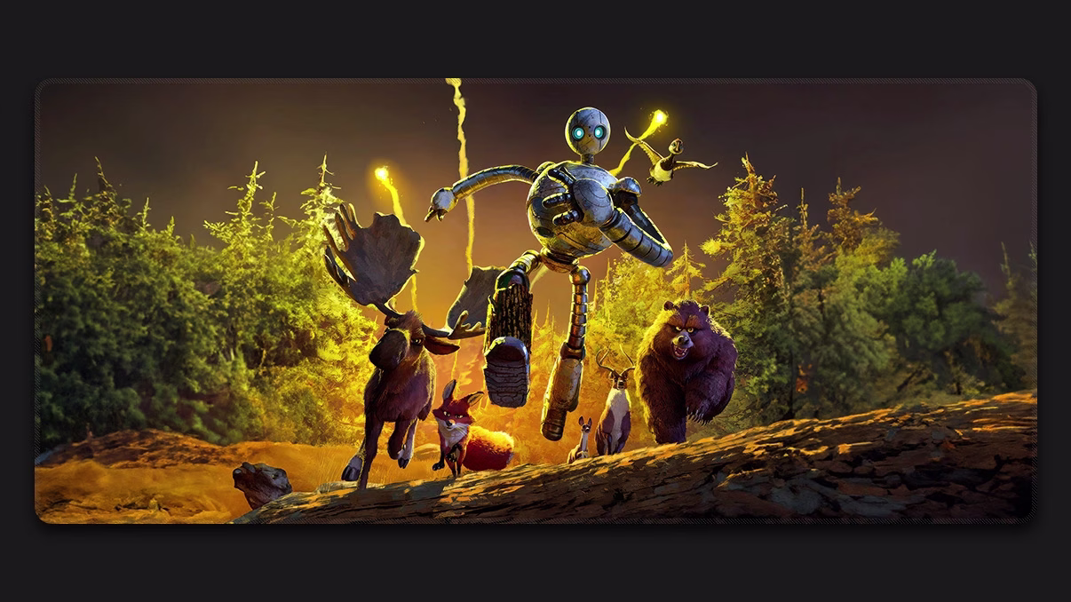 the wild robot movies mousepad