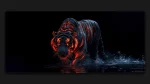 tiger dope amoled mousepad custom