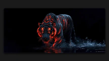 tiger dope amoled mousepad custom