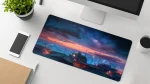 dogs surrealism anime desk mat