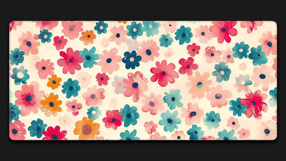 cherry blossom desk mat