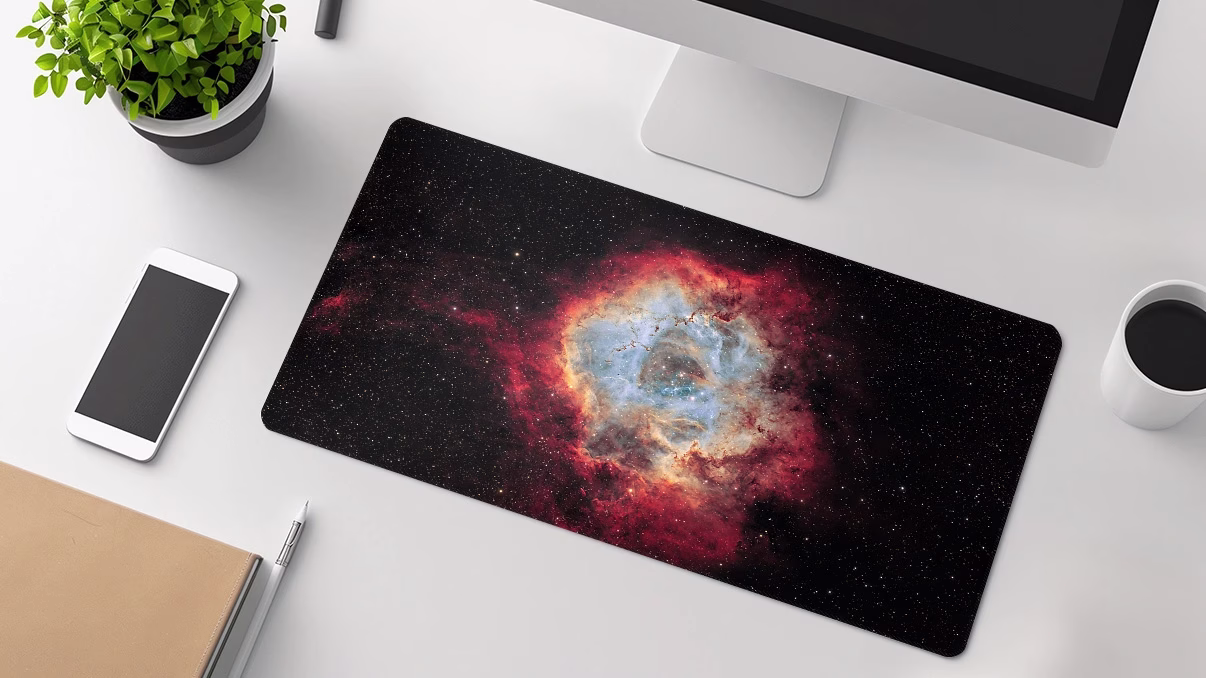 rosette nebula cool desk pads