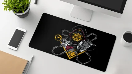 scorpion mortal desk pad gamer