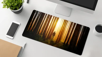 silhouette desk pad for laptop